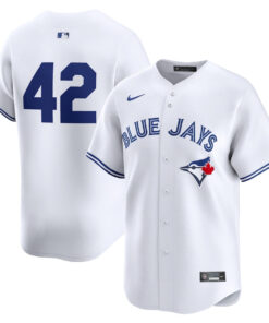 Toronto Blue Jays 2024 Jackie Robinson Day Home Men Limited Jersey - White