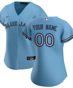 Toronto Blue Jays Women's Custom Jersey - Blue