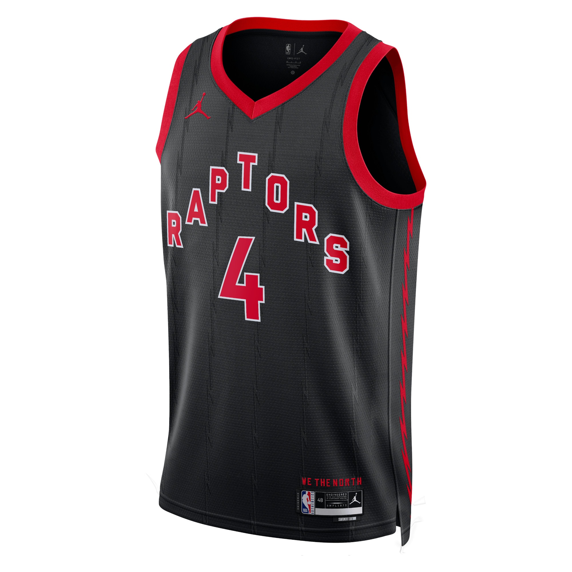 Toronto Raptors Jordan Statement Edition Swingman Jersey - Black - Scottie Barnes - Unisex - JS243