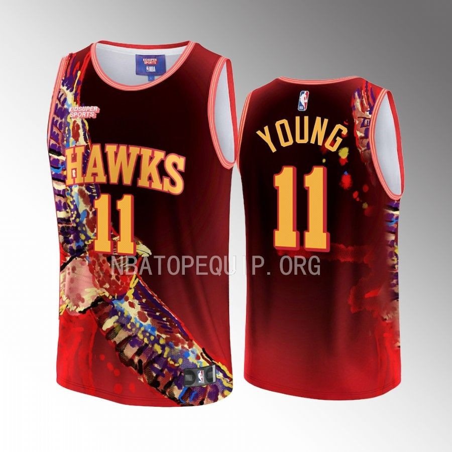 Trae Young 11 Atlanta Hawks NBA & KidSuper Studios Unisex Hometown Jersey - JS942