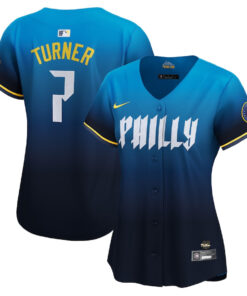 Trea Turner 7 Philadelphia Phillies 2024 City Connect Limited Jersey - Women