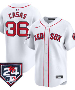 Triston Casas 36 Boston Red Sox 2024 Spring Training Men Jersey - White