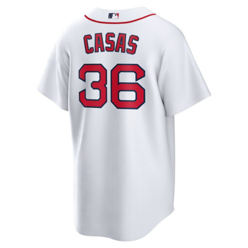 Triston Casas 36 Boston Red Sox Home Men Jersey - White - Image 3