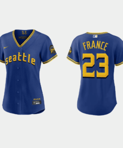 Ty France 23 Seattle Mariners 2023 City Connect Game Jersey - Women's Royal