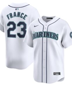 Ty France 23 Seattle Mariners Home Limited Player Men Jersey - White