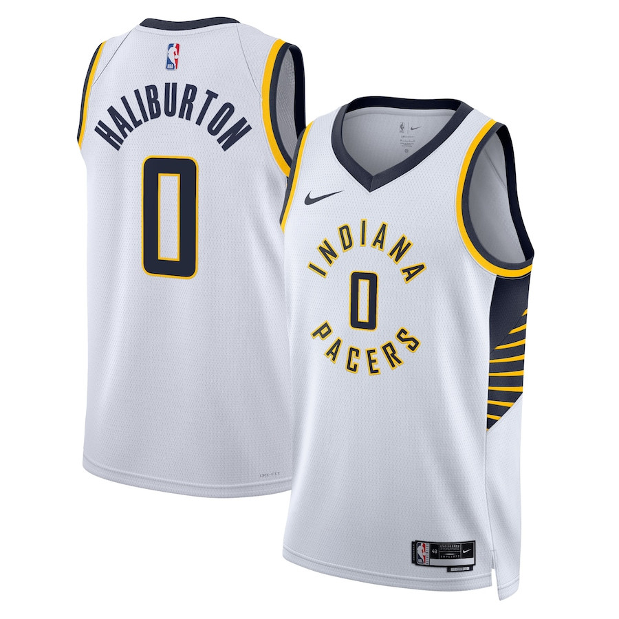 Tyrese Haliburton 0 Indiana Pacers Unisex Swingman Jersey - Association Edition - White - JS846