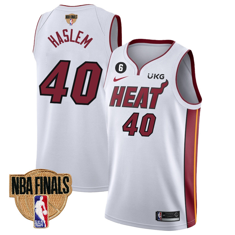 Udonis Haslem 40 Miami Heat Final Champions 2023 Swingman Jersey - White - JS696