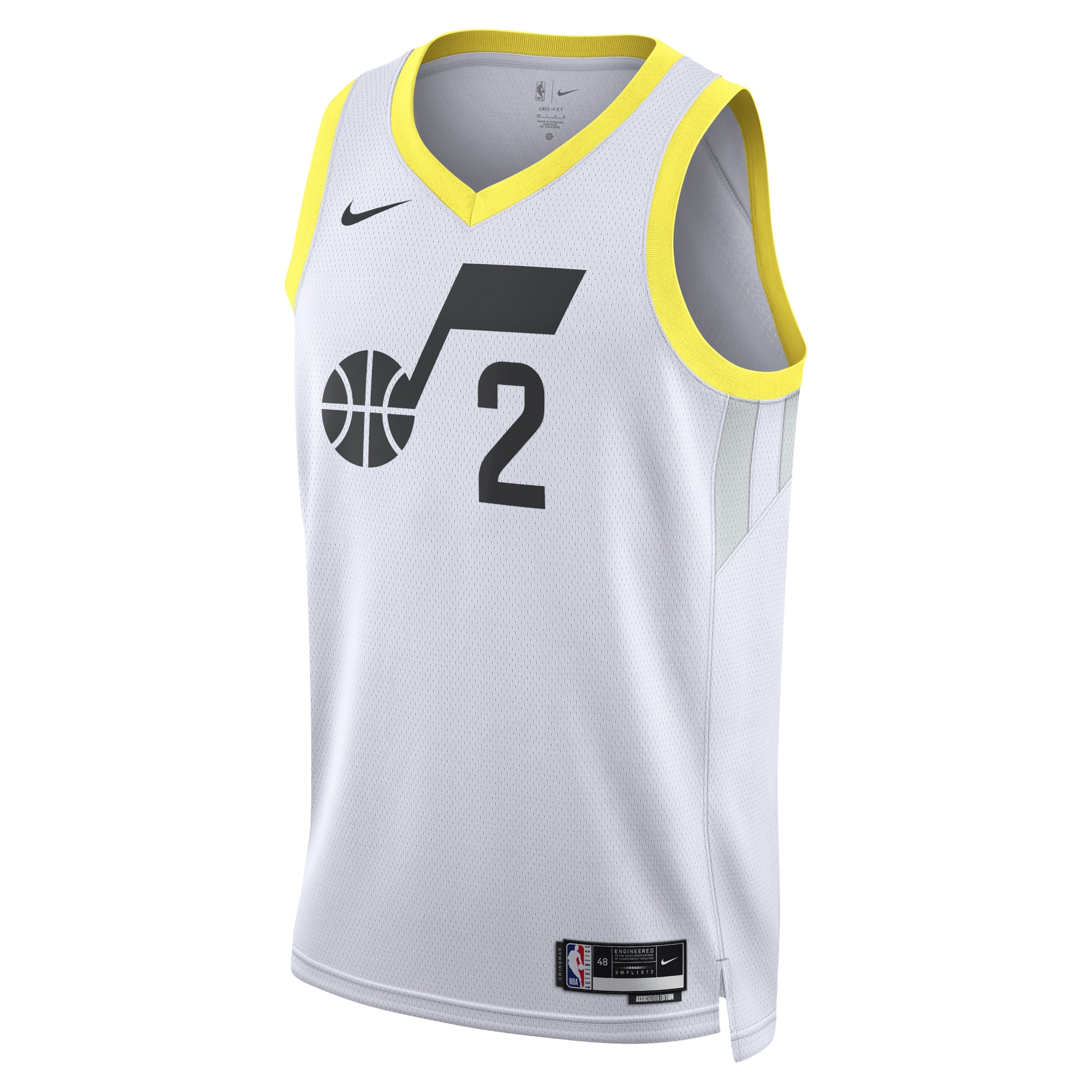 Utah Jazz Association Edition Swingman Jersey - White - Colin Sexton - Unisex - JS602