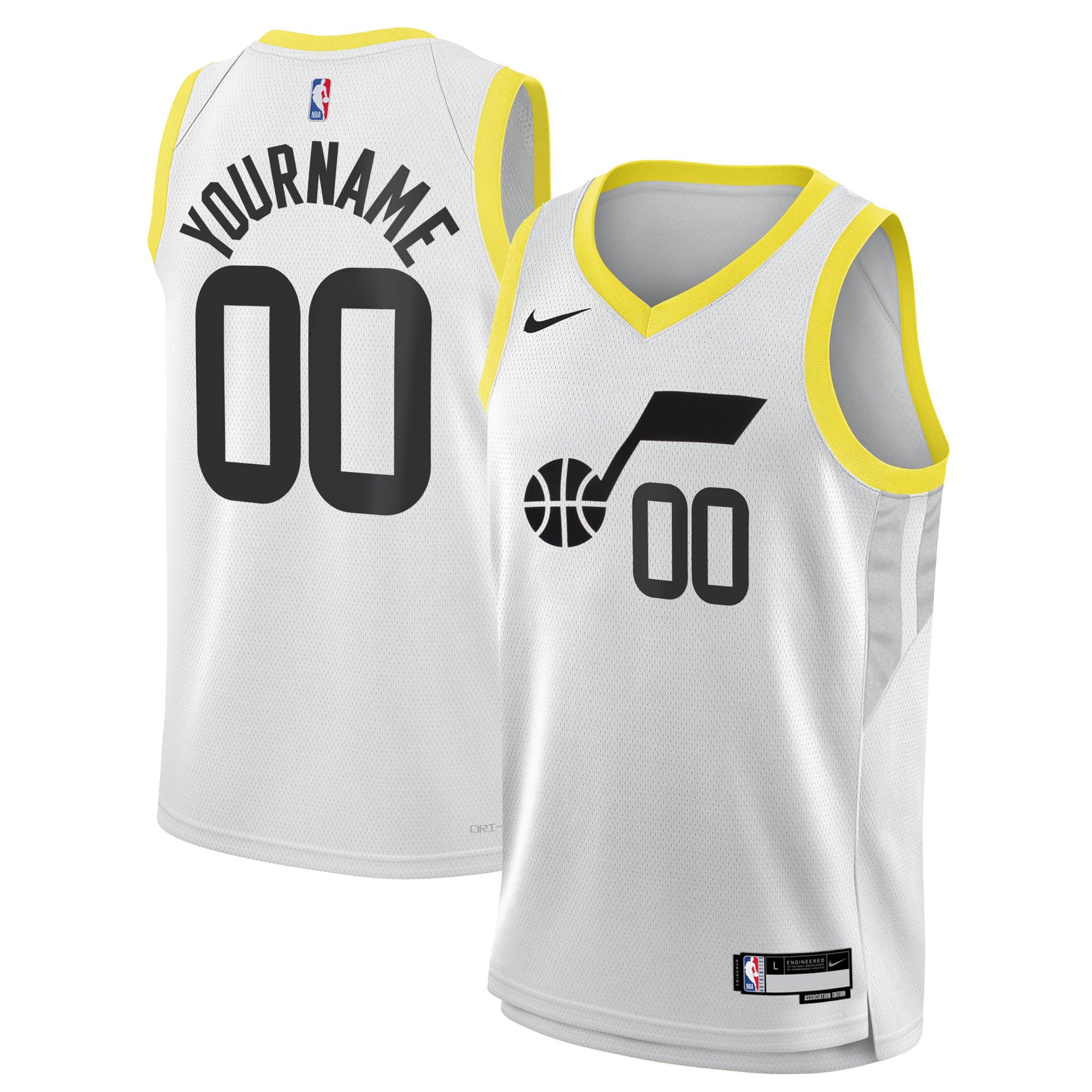 Utah Jazz Association Swingman Jersey - Custom - Youth - JS663