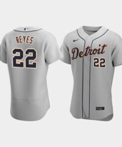 Victor Reyes 22 Detroit Tigers Gray Road Jersey Jersey
