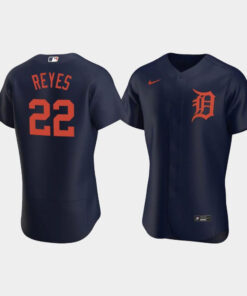 Victor Reyes 22 Detroit Tigers Navy Alternate Jersey Jersey