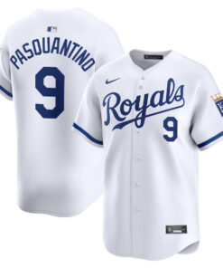 Vinnie Pasquantino 9 Kansas City Royals Home Limited Player Men Jersey - White