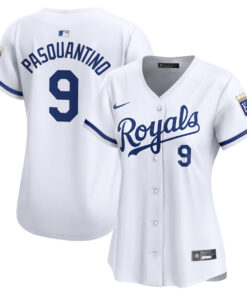 Vinnie Pasquantino 9 Kansas City Royals Women Home Limited Player Jersey - White