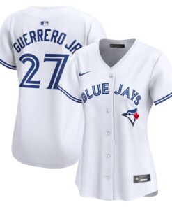 Vladimir Guerrero Jr. 27 Toronto Blue Jays Women Home Limited Jersey - White