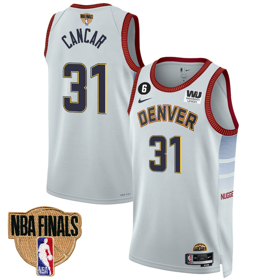 Vlatko Cancar 31 Denver Nuggets Final Champions 2023 Swingman Jersey - White - JS144