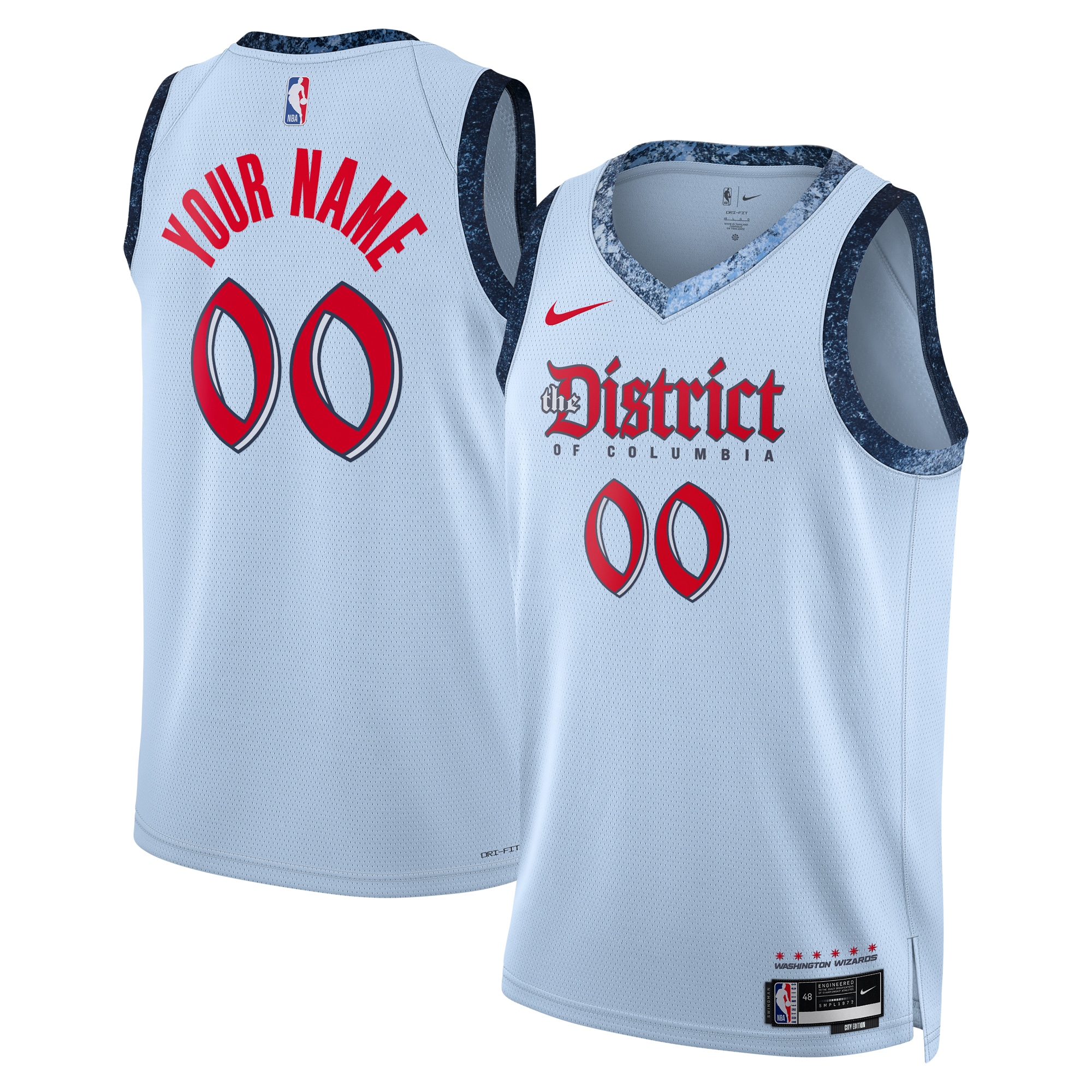 Washington Wizards City Edition Swingman Jersey 2024 - Custom - Unisex - JS927