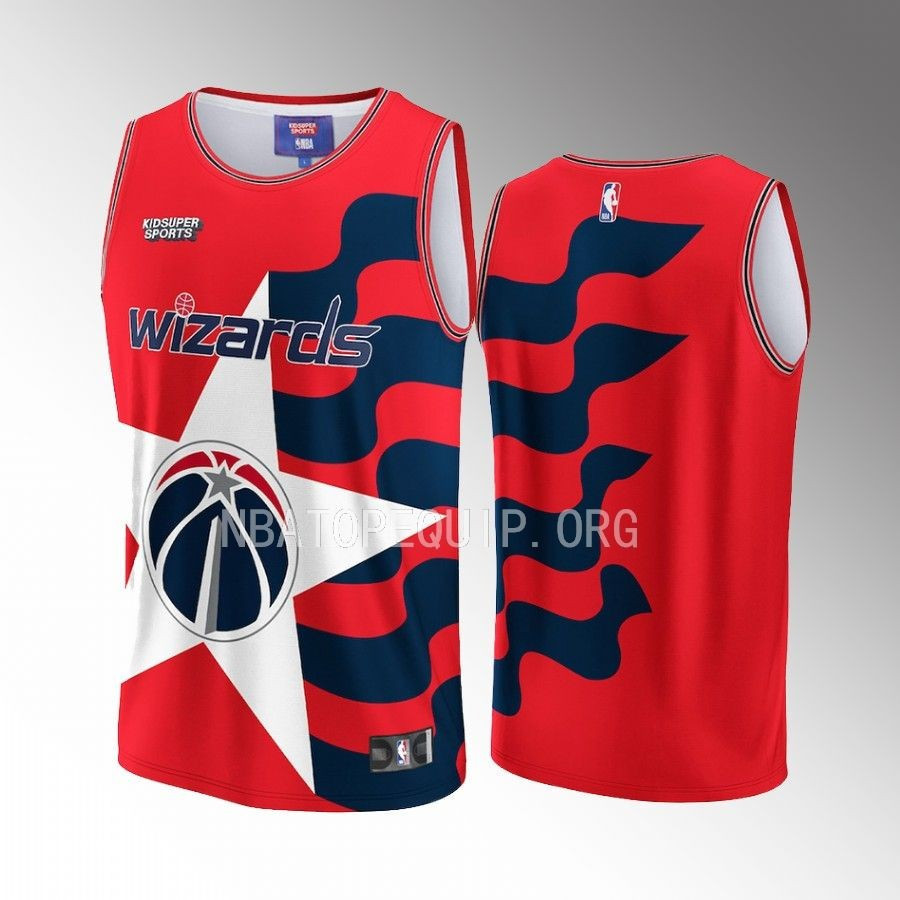 Washington Wizards NBA & KidSuper Studios Unisex Hometown Jersey - JS244