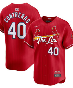 Willson Contreras 40 St. Louis Cardinals 2024 City Connect Limited Men Jersey - Red