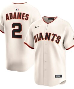 Willy Adames 2 San Francisco Giants Alternate Limited Player Men Jersey - Cream