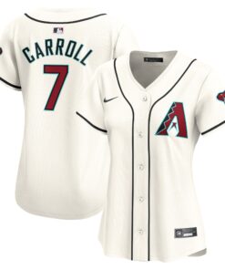 Women's Arizona Diamondbacks Corbin Carroll White Home Limited Player Jersey