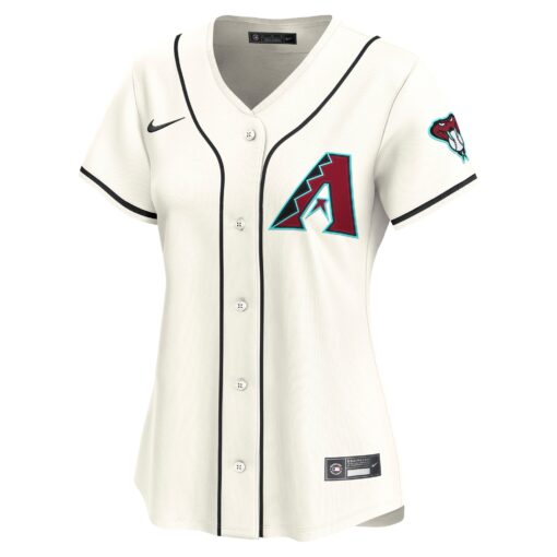 Women's Arizona Diamondbacks Cream Home Limited Jersey - Image 2