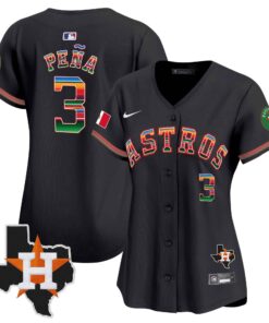 Women's Astros Mexico Texas Patch Vapor Premier Limited Jersey