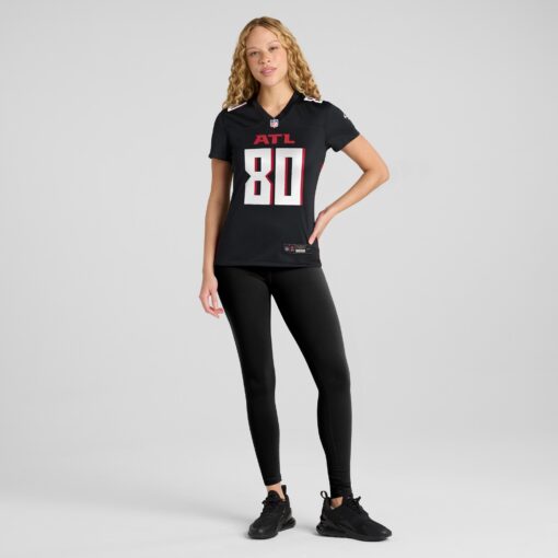 Women's Atlanta Falcons Andre Rison Black Game Retired Player Jersey - Image 4