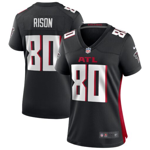 Women's Atlanta Falcons Andre Rison Black Game Retired Player Jersey