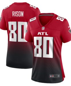 Women's Atlanta Falcons Andre Rison Red Retired Player Jersey