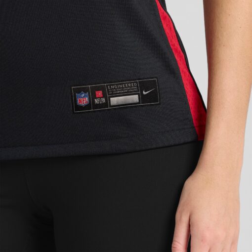 Women's Atlanta Falcons Chris Lindstrom Black Game Jersey - Image 7