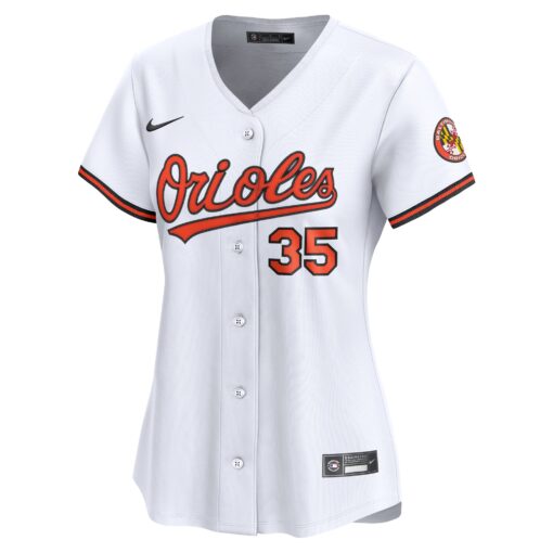 Women's Baltimore Orioles Adley Rutschman White Home Limited Player Jersey - Image 2