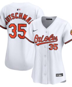 Women's Baltimore Orioles Adley Rutschman White Home Limited Player Jersey