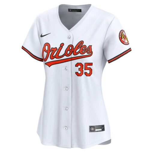 Women's Baltimore Orioles Adley Rutschman White Limited Player Jersey - Image 2