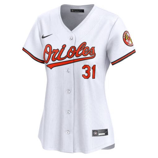 Women's Baltimore Orioles Cedric Mullins White Home Limited Player Jersey - Image 2