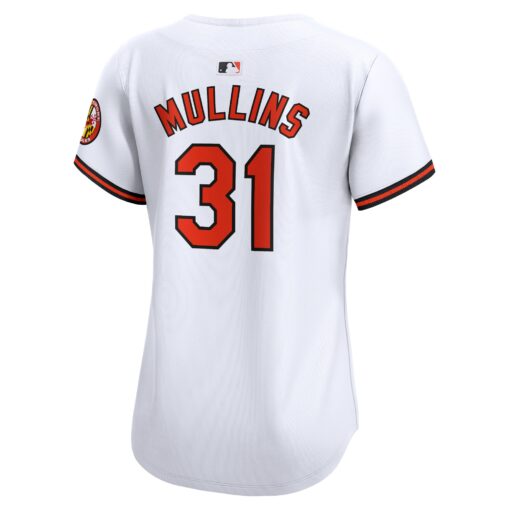 Women's Baltimore Orioles Cedric Mullins White Home Limited Player Jersey - Image 3