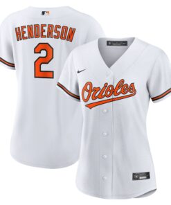 Women's Baltimore Orioles Gunnar Henderson White Player Jersey