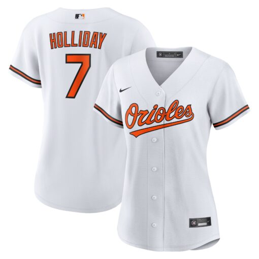 Women's Baltimore Orioles Jackson Holliday White Home Player Jersey