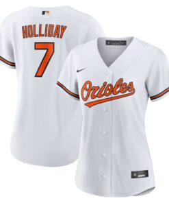 Women's Baltimore Orioles Jackson Holliday White Home Player Jersey