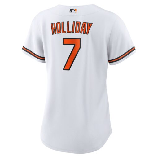 Women's Baltimore Orioles Jackson Holliday White Home Player Jersey - Image 3