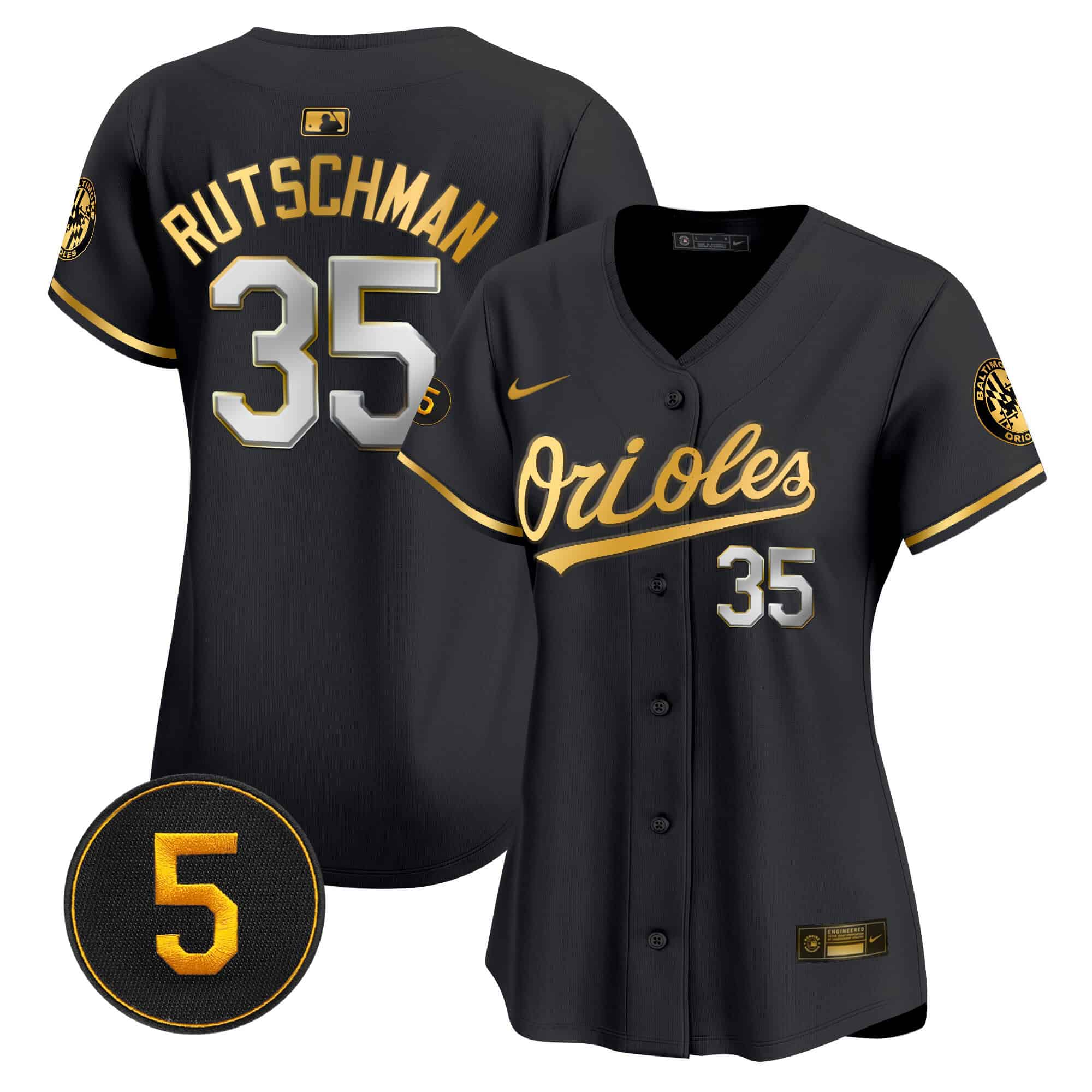 Womenâ€™s Baltimore Orioles Robinson Patch Vapor Premier Limited Jersey â€“ All Stitched - Jersey AZ