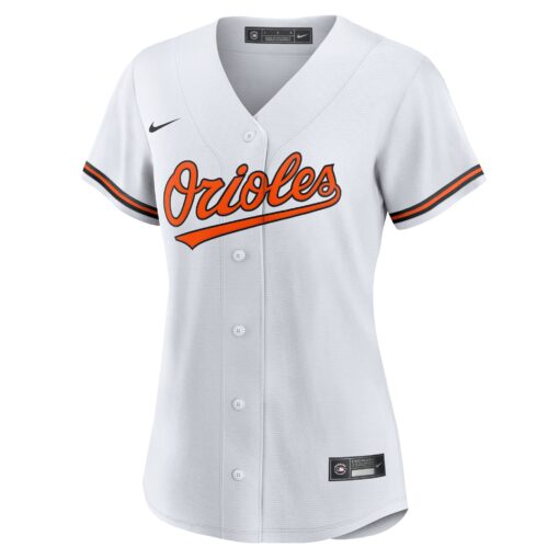 Women's Baltimore Orioles White #1 Mom Home Jersey - Image 2