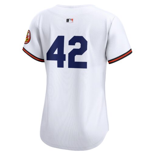 Women's Baltimore Orioles White 2024 Jackie Robinson Day Home Limited Jersey - Image 3