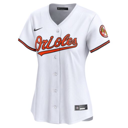 Women's Baltimore Orioles White Home Limited Jersey - Image 2