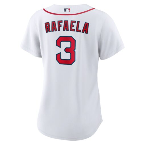 Women's Boston Red Sox Ceddanne Rafaela White Home Jersey - Image 3