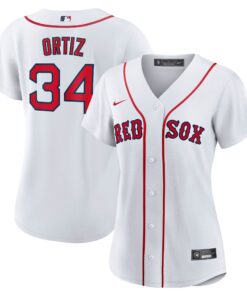 Women's Boston Red Sox David Ortiz White Home Jersey