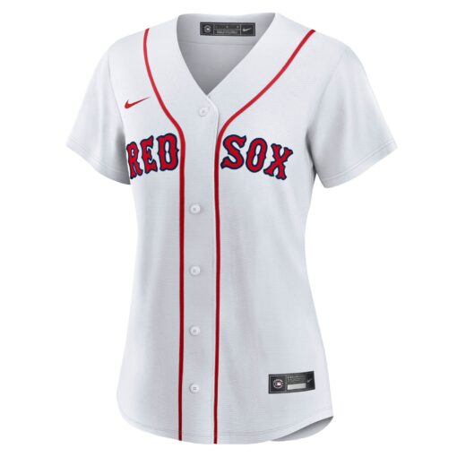 Women's Boston Red Sox David Ortiz White Home Jersey - Image 2