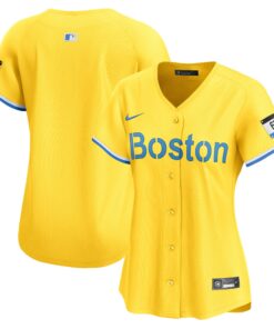 Women's Boston Red Sox Gold City Connect Limited Jersey