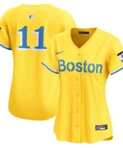 Women's Boston Red Sox Rafael Devers Gold City Connect Limited Player Jersey