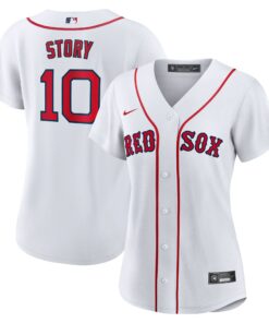 Women's Boston Red Sox Trevor Story White Home Jersey