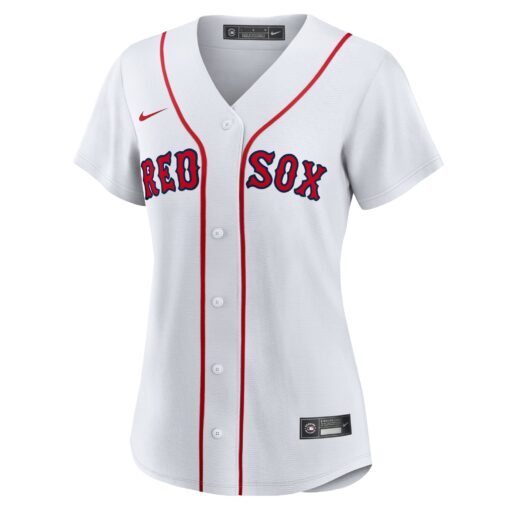 Women's Boston Red Sox White #1 Bride Home Jersey - Image 2
